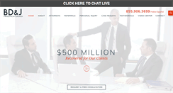Desktop Screenshot of bdjinjurylawyers.com